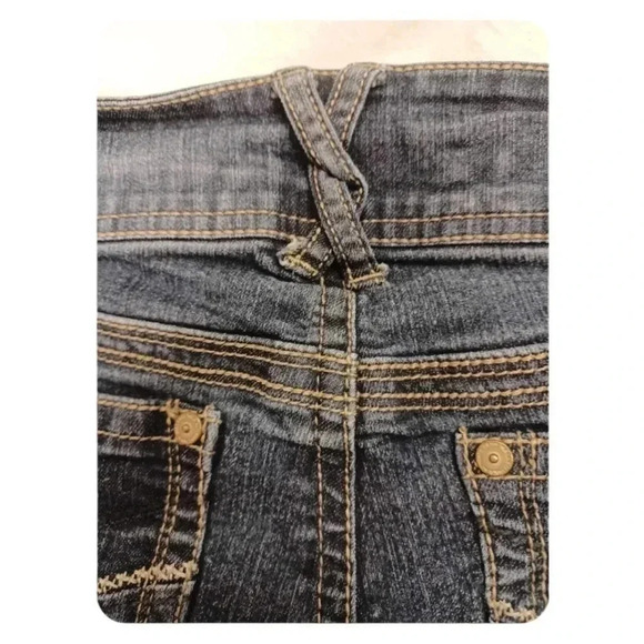 Wallflower High Rise Skinny Medium Wash  Jeans Size 13 - Picture 5 of 11